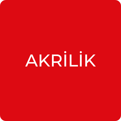 AKRİLİK BASKILI KOLİ BANTLARI